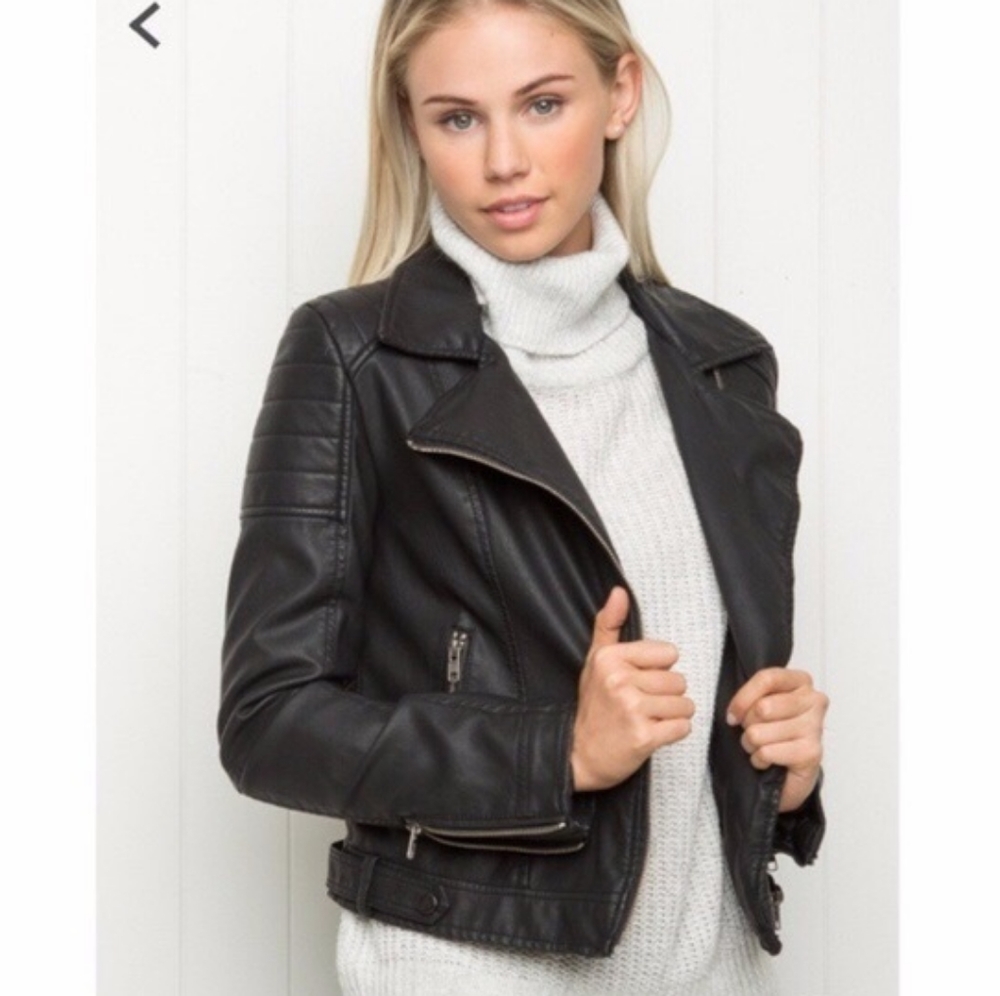Brandy Melville Leather Jacket